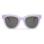 Women's Mona Sunglasses // Matte Lavender + Gray