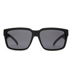 Men's The Double Polarized Sunglasses // Black Woodland Matte + Gray