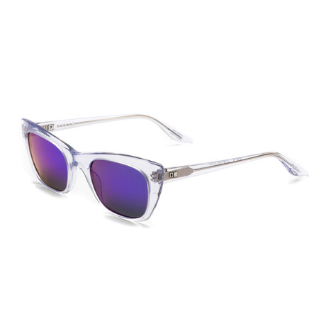 Suki Sunglasses // Clear Quartz + Violet