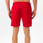 Yosef Swimshorts // Red (Small)