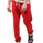 Core Dad Sweatpants // Red (L)