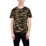 Straight Hem T-Shirt // Camouflage (L)