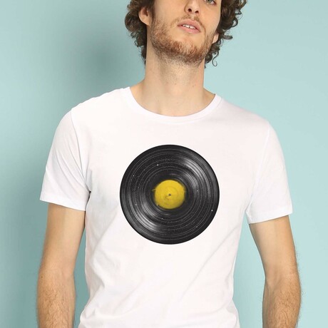 Sound System T-Shirt // White (Small)