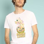 Ramen Lover T-Shirt // White (Small)