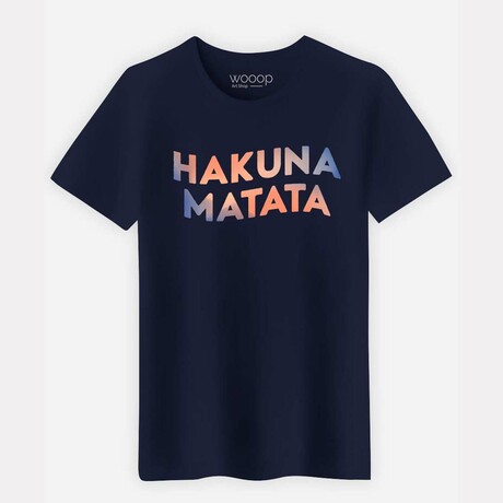 Hakuna Matata 3 T-Shirt // Navy (Small)