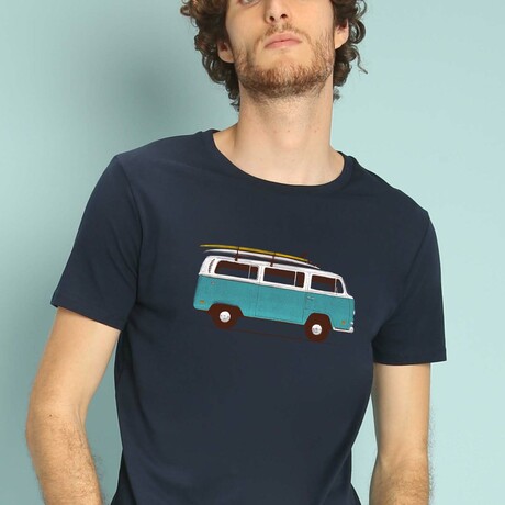 Blue Van T-Shirt // Navy (Small)