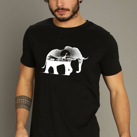 Wild Africa T-Shirt // Black (Small)