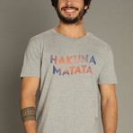 Hakuna Matata 3 T-Shirt // Gray (Small)