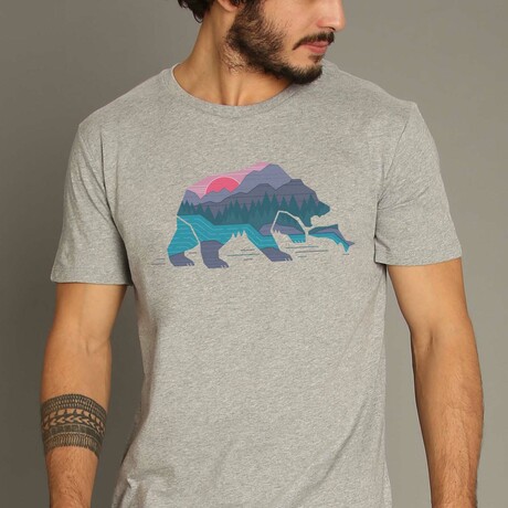 Bear Country T-Shirt // Gray (Small)