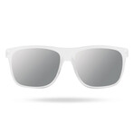 TYR Men's Apollo HTS Lifestyle Polarized Sunglasses // Transparent + Silver Mirror