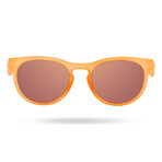 TYR Ladies Ancita HTS Lifestyle Polarized Sunglasses // Orange + Rose Gold Mirror