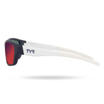 TYR Mens Cortez HTS Polarized Sunglasses // Navy White + Purple Mirror
