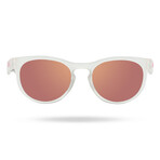 TYR Ladies Ancita HTS Lifestyle Polarized Sunglasses // Transparent + Rose Gold Mirror
