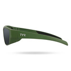 TYR Mens Knox HTS Polarized Sunglasses // Green + Smoke