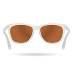 TYR Ladies Carolita HTS Polarized Sunglasses // Transparent + Green Mirror