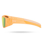 TYR Mens Knox HTS Polarized Sunglasses // Orange + Green Mirror