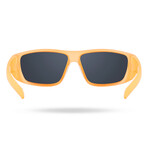 TYR Men's Knox HTS Polarized Sunglasses // Orange + Green Mirror
