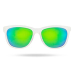 TYR Ladies Carolita HTS Polarized Sunglasses // Transparent + Green Mirror