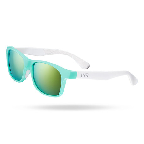 TYR Unisex Springdale HTS Polarized Sunglasses // Mint + Green Mirror