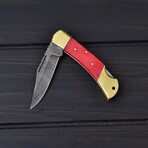 Damascus Pocket Folding Knife // 3005