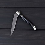 Damascus Laguiole Pocket Knife // 3003