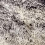 New Zealand Sheepskin Rug // Octo // 7’ x 6’ (Gradient Gray)