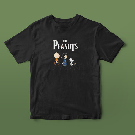 The Peanuts Graphic Tee // Black (S)