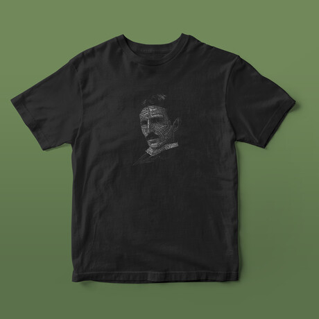 Nikola Tesla Graphic Tee // Black (S)