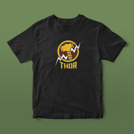 Thor Logo Graphic Tee // Black (S)