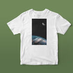 Sorry, Earth is Closed Graphic Tee // White (L)