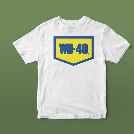 WD-40 Graphic Tee // White (S)