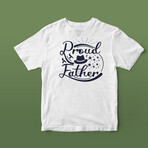 Proud Father Graphic Tee // White (XL)