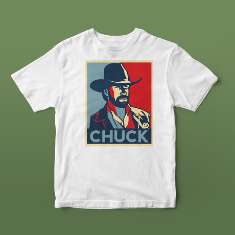 Chuck Norris For Prezz Graphic Tee // White (S)