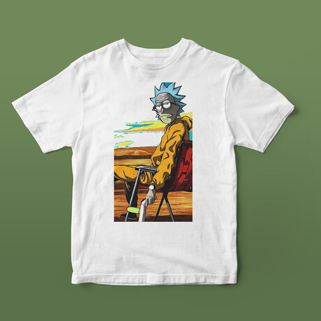 Rick and Morty Graphic Tee // White (S)