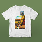 Rick and Morty Graphic Tee // White (M)