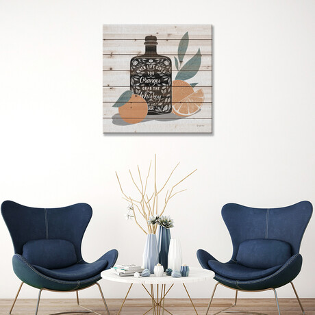 Fruity Spirits Whiskey by Becky Thorns (26"H x 26"W x 1.5"D)