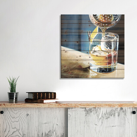 Happy Hour by Eric Renner (26"H x 26"W x 1.5"D)