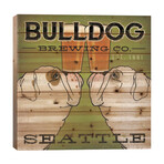 Bulldog Brewing Co. by Ryan Fowler (26"H x 26"W x 1.5"D)