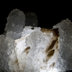 Chalcedony Stalactites on Calcite