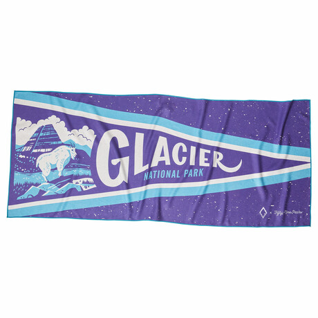 Original Towel // 59 Parks Glacier Flag