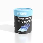 Unisex No-Show Socks // Nama Stay Grounded: Ebb & Toe // Blue (US Men's Size 6-9.5)