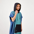 Changing Poncho // Zone Teal (XS)