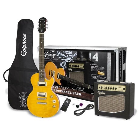 Electric Guitar Combo Pack // Fret Zealot + Epiphone Slash "AFD" Les Paul Special-II Performance Pack | Appetite Amber