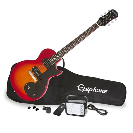 Electric Guitar Combo Pack // Fret Zealot + Epiphone Les Paul Starter Pack | Heritage Cherry Sunburst