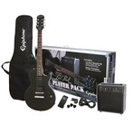 Electric Guitar Combo Pack // Fret Zealot + Epiphone Les Paul Player Pack (Ebony)