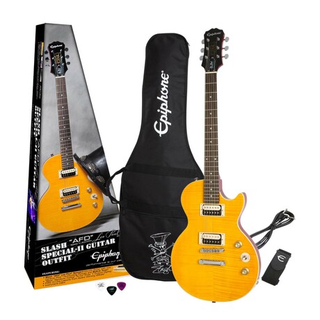 Electric Guitar Combo Pack // Fret Zealot + Epiphone Slash "AFD" Les Paul Guitar Outfit