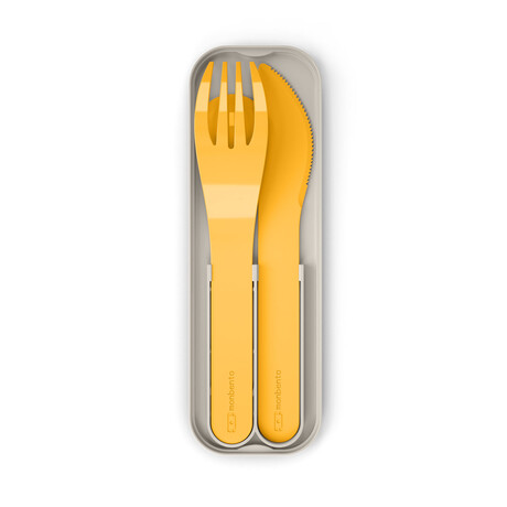 MB Pocket Cutlery Set // Yellow Mustard
