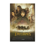 "Lord of the Rings - The Fellowship of the Rings" Autographed Poster