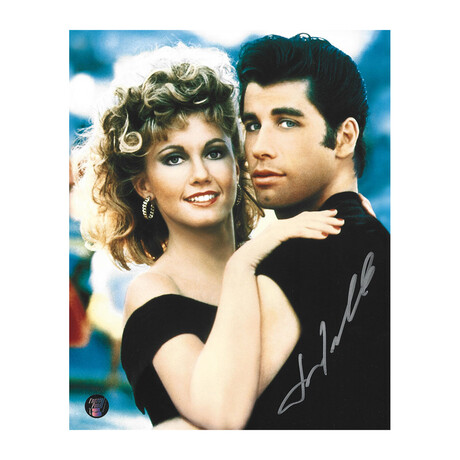 John Travolta Autographed "Grease" Photo