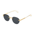 Unisex Dime Lite Sunglasses // 24k Gold